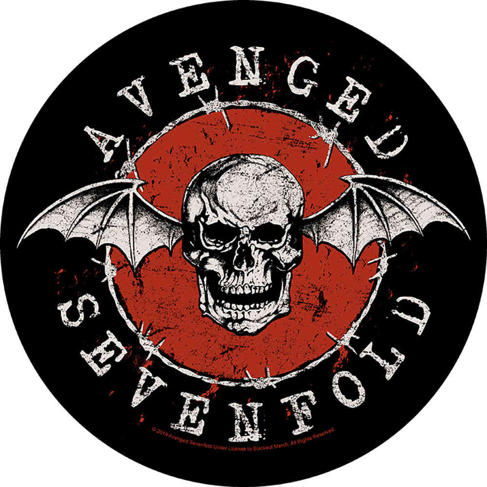 Avenged Sevenfold - Distressed Skull Patch arrière - Multicolore